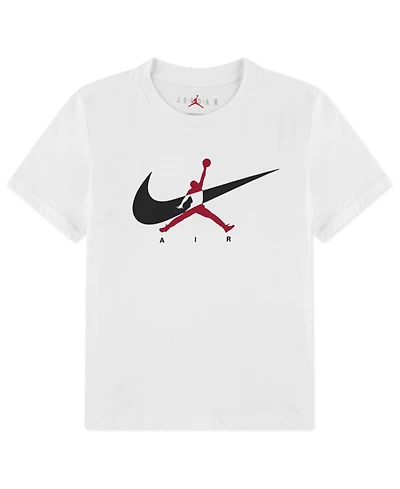 Jordan Boys' 4-7 Jumpman Swoosh Intersection Crewneck T-Shirt
