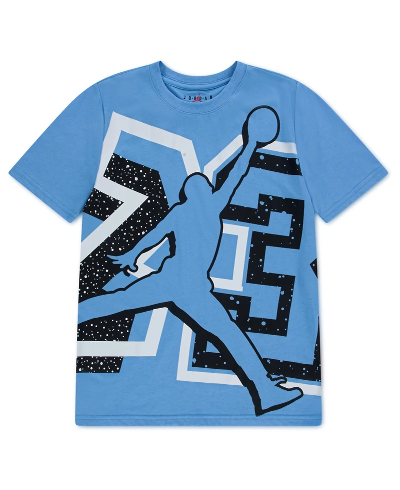 Jordan Boys' 4-7 Split 23 Splatter Crewneck T-Shirt