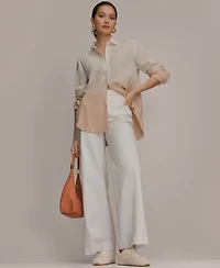 Donna Karan Weekend Women's Dip-Dye Long-Sleeve Shirt