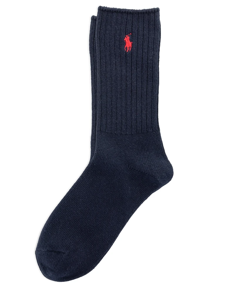 Polo Ralph Lauren Women's Classic Ribbed Crew Socks 79104