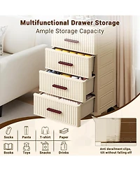 gaomon Plastic Storage Drawer Cart