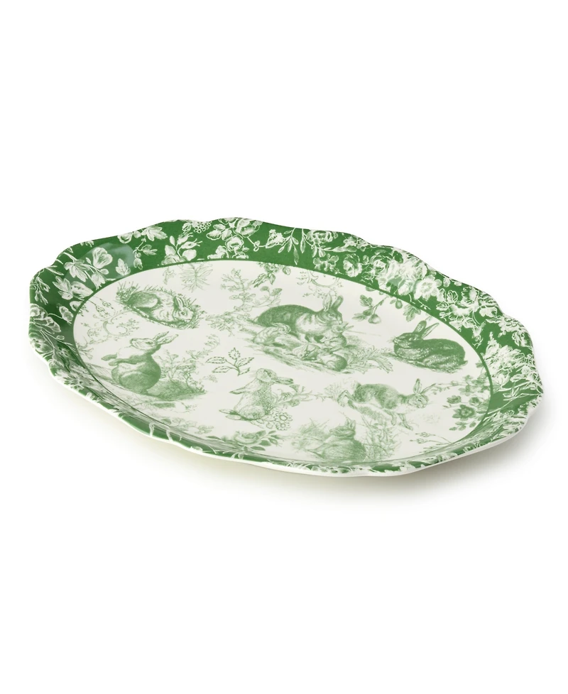 Certified International Le Jardin Oval Platter