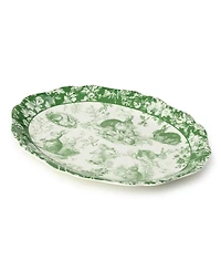 Certified International Le Jardin Oval Platter