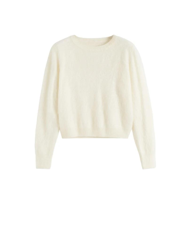 Chinti & Parker Women's Brushed Cashmere Crewneck Sweater