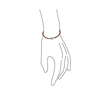 Bling Jewelry Red Pink Genuine Leather Bracelet Fits European Beads Charm Sterling Silver