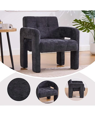 Streamdale Furniture Modern Minimalist Casual Upholstered Armchair for Living Room, Bedroom