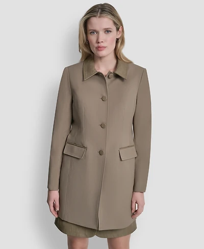 Dkny Women's Tech Sport 4-Button Topper Jacket