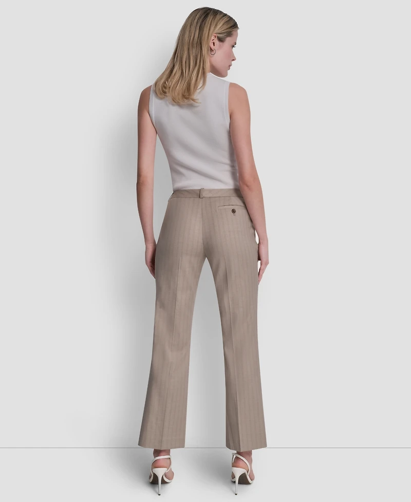 Dkny Women's Modern-Fit Pinstripe Trousers