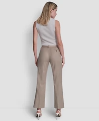 Dkny Women's Modern-Fit Pinstripe Trousers