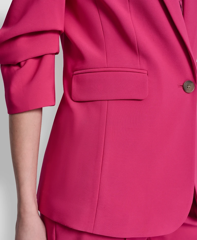 Dkny Women's Tech Tailoring 1-Button Blazer