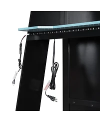 Streamdale Furniture Twin Wood Loft Bed with Desk