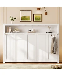 Streamdale Furniture Twin Size Murphy Bed with Shelves