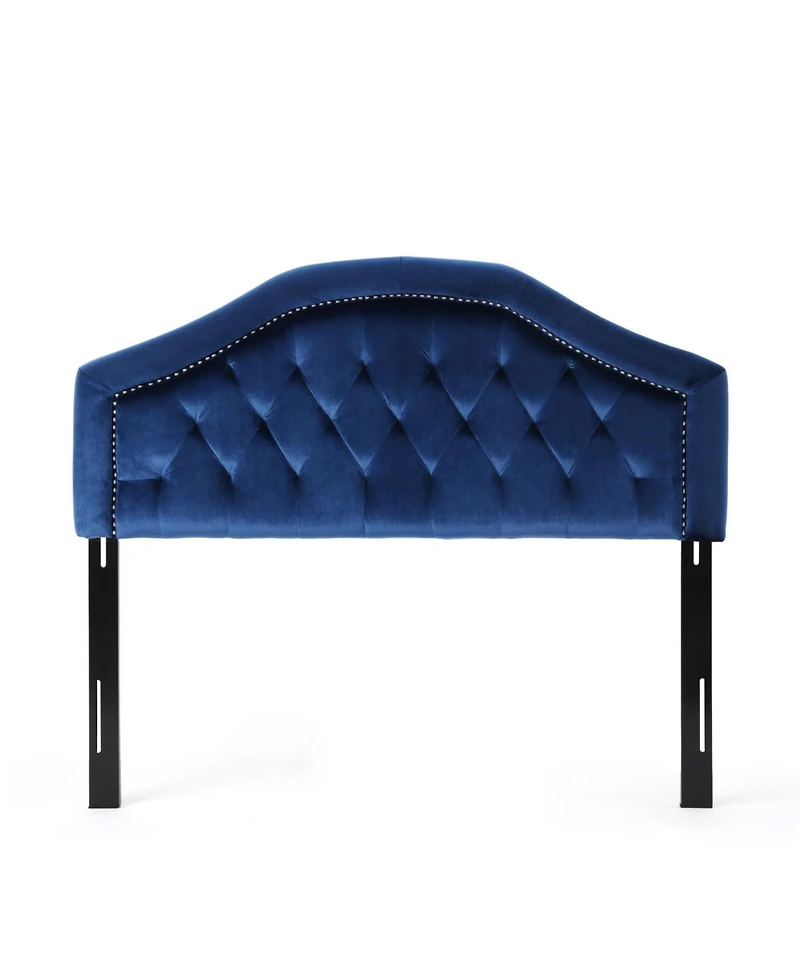 Streamdale Furniture Streamdale Diamond Stitch Nailhead Headboard