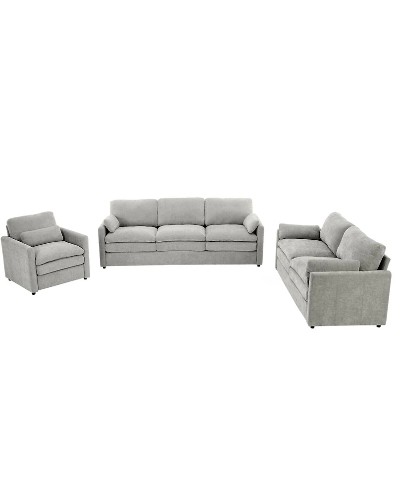 Streamdale Furniture Cozy Upholstered Oversized Comfy Cloud Sofa Double Cushion Group