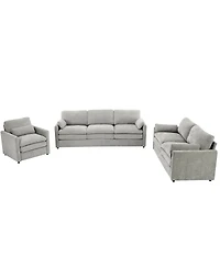 Streamdale Furniture Cozy Upholstered Oversized Comfy Cloud Sofa Double Cushion Group
