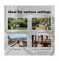 vidaXL Outdoor Roller Blind 47.2"x106.3" Anthracite