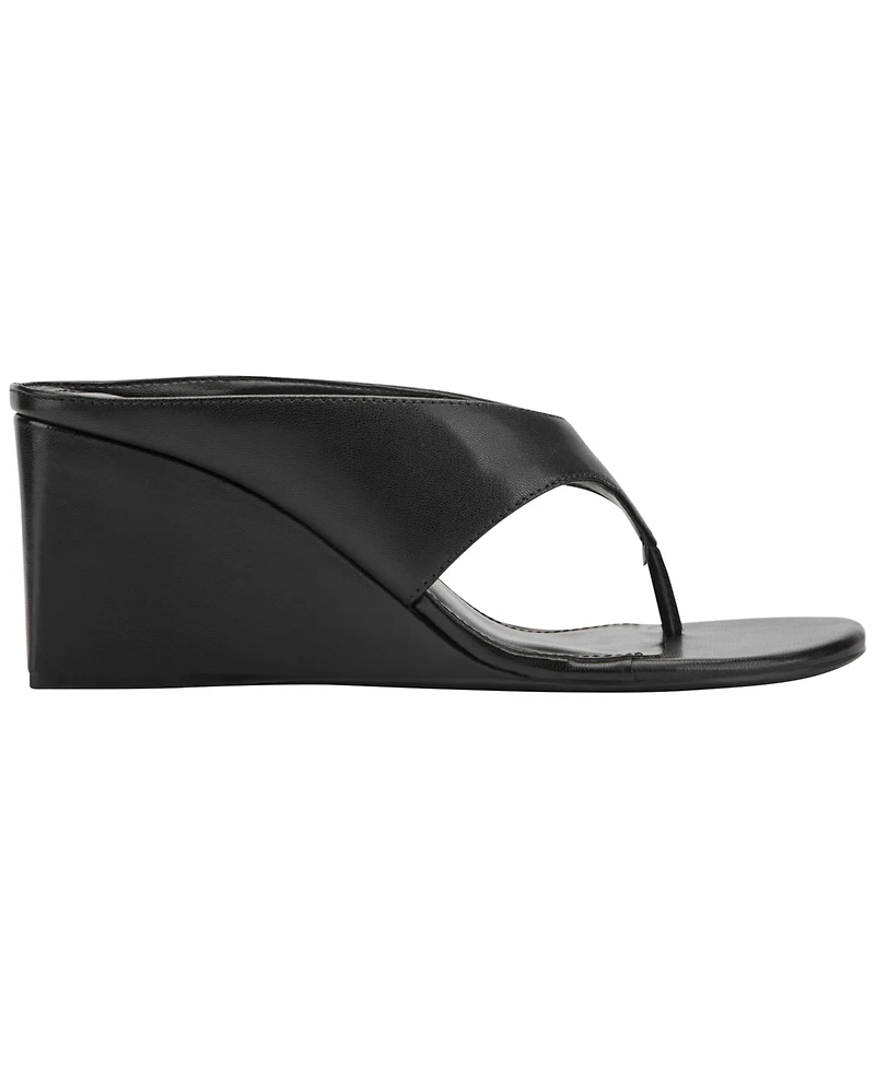 Marc Fisher Ltd Women's Udena Slip-On Wedge Dress Sandals