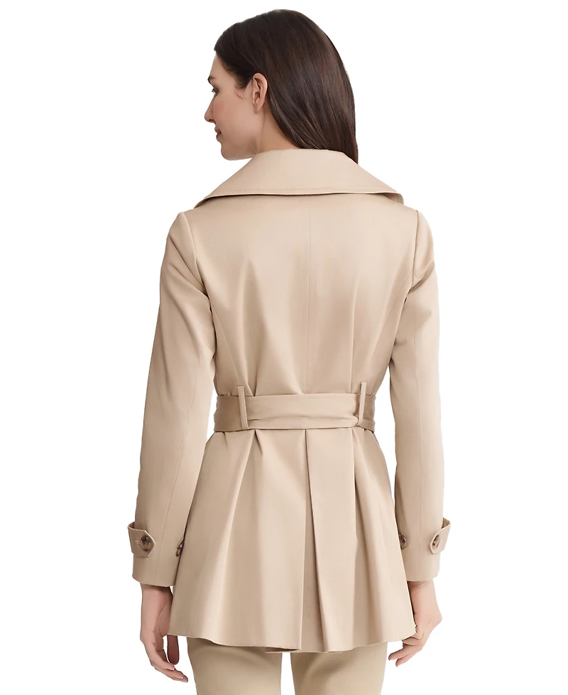 Jones New York Petite Double Breasted Trench Jacket