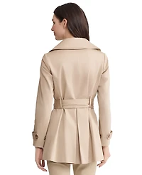 Jones New York Petite Double Breasted Trench Jacket