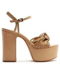 Schutz Women's Kalina Platform Round Toe Sandals