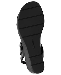 Clarks Women's Kacha Wave Round Toe Sandals