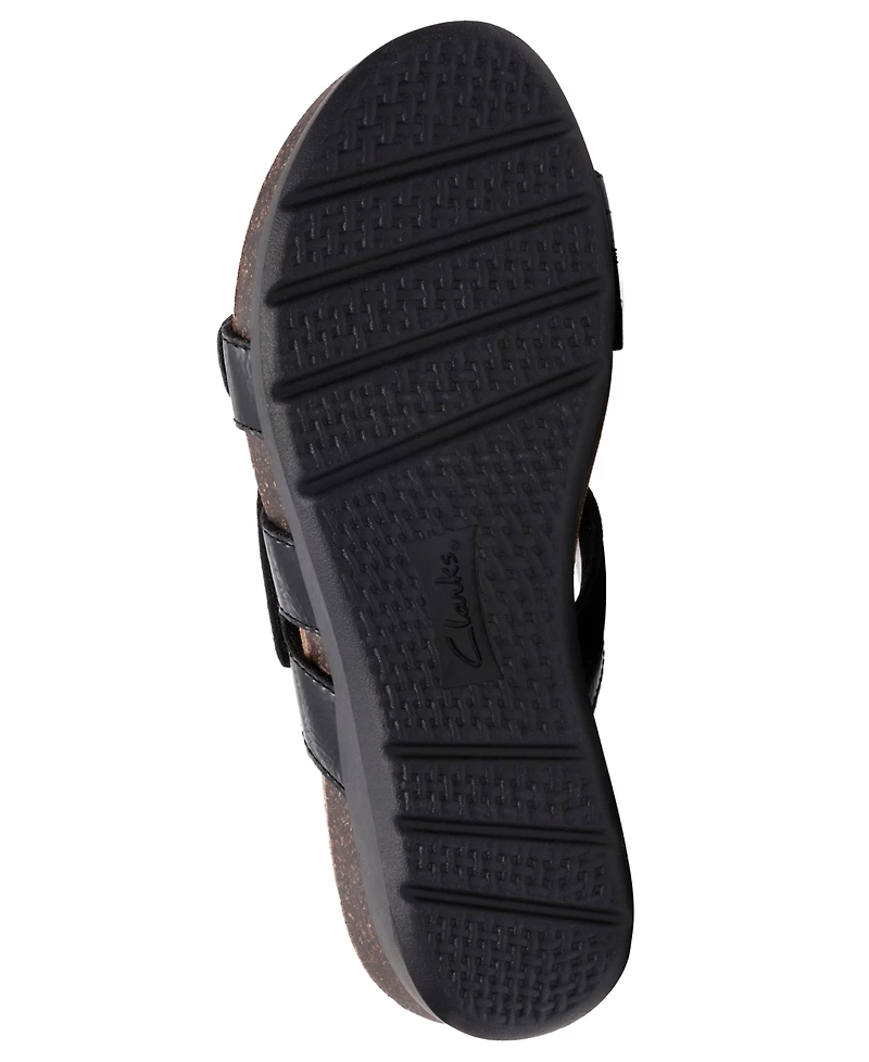 Clarks Women's Calenne Holly Slip-On Sandals
