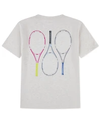 abercrombie kids Girls' Tennis Oversized Crewneck T-Shirt