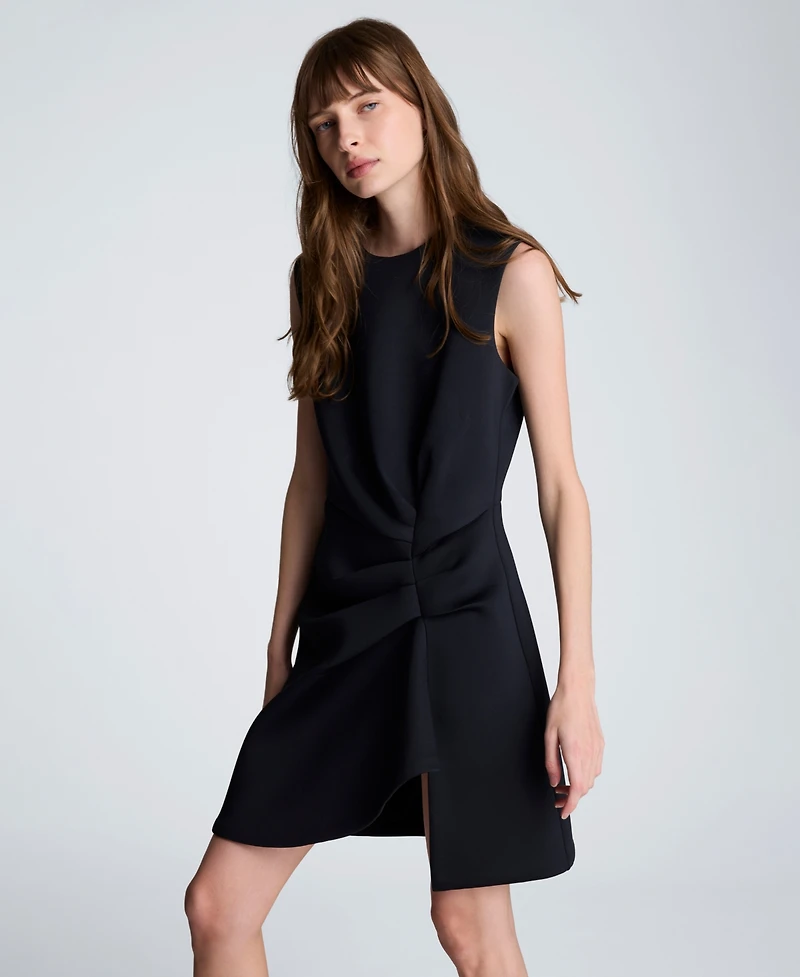 Kenneth Cole Women's Drape Pleated Short Dress