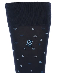 Perry Ellis Portfolio Men's Modern Dot Patterned Luxury Socks