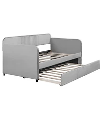 Streamdale Furniture Upholstered Twin Daybed Sofa with Trundle
