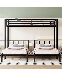 Streamdale Furniture Twin/Twin Xl Triple Metal Bunk Bed