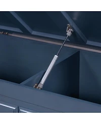 Streamdale Furniture Shoe Bench with Removable Cushion & Hidden Storage