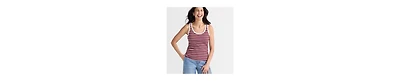 Lands' End Women's Pointelle Rib UNeck Tank