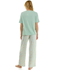 Roudelain Women's Drop Shoulder Crew Neck Top