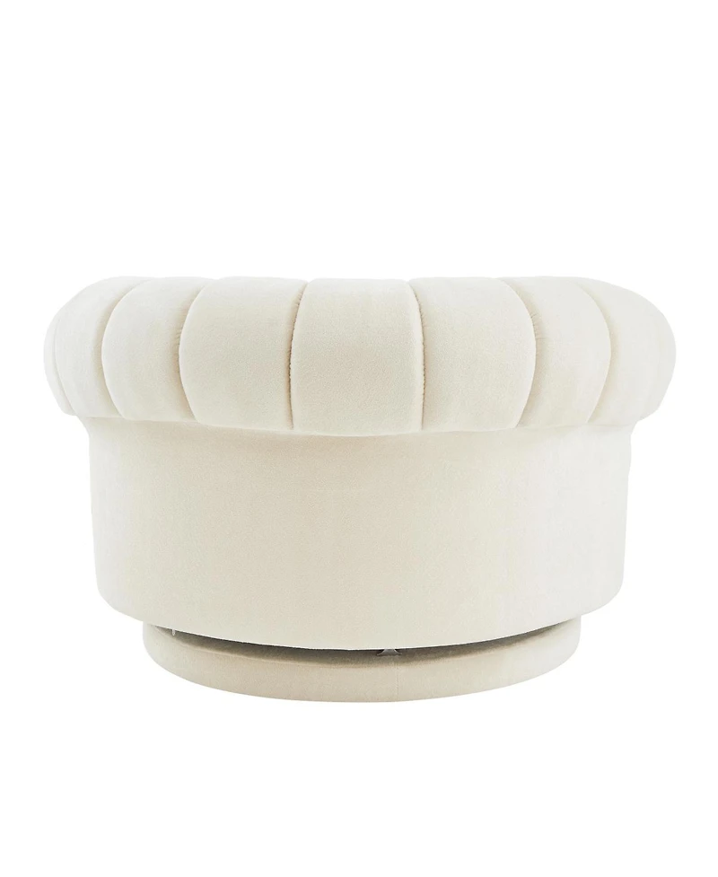 Streamdale Furniture Swivel Accent Chair 360° Round Club for Living Room/Bedroom