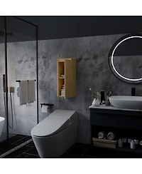 Streamdale Furniture Bamboo side pressing process large capacity wall cabinet