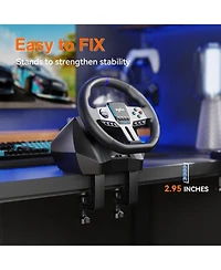 Pxn V900 GEN2 Racing Wheel Bundle- 270/290 Rotation, Vibration, Hall Pedals and Paddle Shifters.