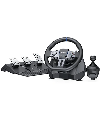 Pxn V900 GEN2 Racing Wheel Bundle- 270/290 Rotation, Vibration, Hall Pedals and Paddle Shifters.