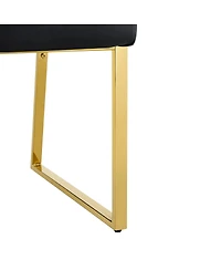 Streamdale Furniture 4-Pack Heavy-duty Chairs: 2.1" Cushion, Iron Frame, Home/Office Value