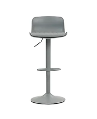 Streamdale Furniture Bar Stools Set of 2 – Modern Pu Leather Counter Height Swivel Chairs