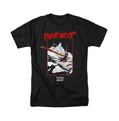 Friday The 13th Men's Axe Poster T Shirt