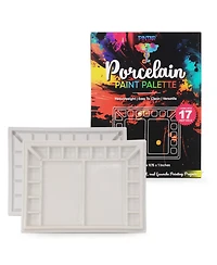 Pintar Ceramic Watercolor Paint Palette Tray - Well Ceramic Palette | Rectangle