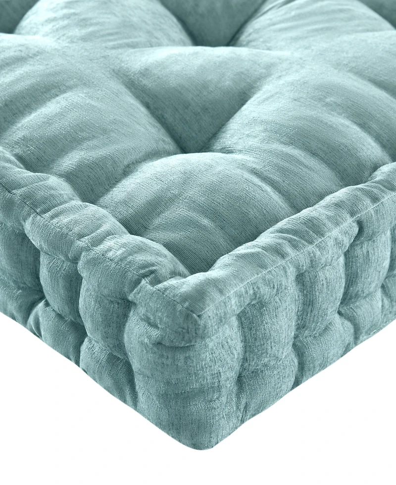 Intelligent Design Azza Chenille Square Floor Pillow Cushion, 24" x