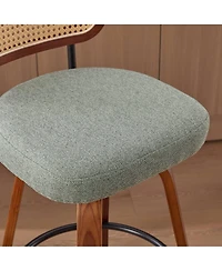 Streamdale Furniture Set of 2 26-Inch Counter Height Bar Stools