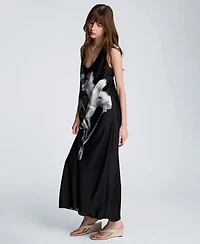 Kenneth Cole Women's Scoop Neck Long Slip Dress