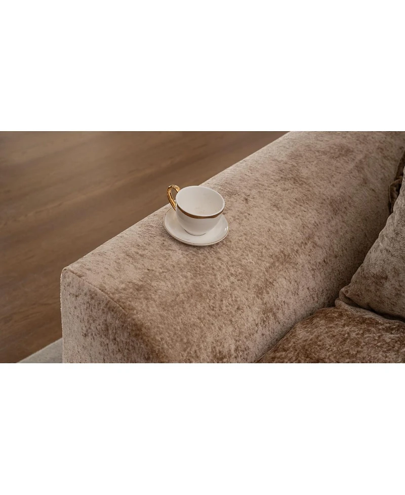 Streamdale Furniture Cloud Sectional Couch with L-Shape Chaise, Modern Modular Sofa