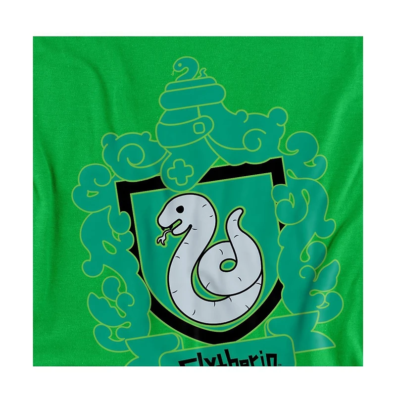 Harry Potter Men's Chibi Slytherin Crest T Shirt