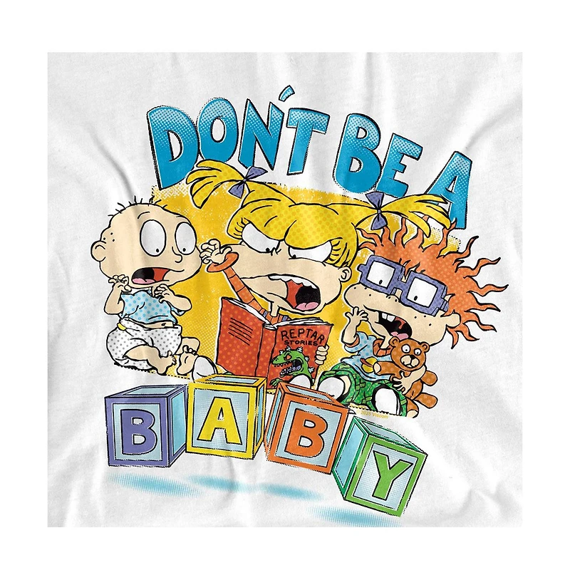 Rugrats Men's Don't Be A Baby Blocks T Shirt