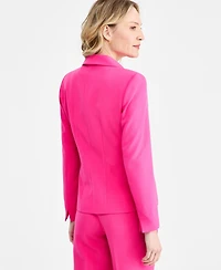 Kasper Women's One-Button Chain-Trim Blazer, Regular & Petite