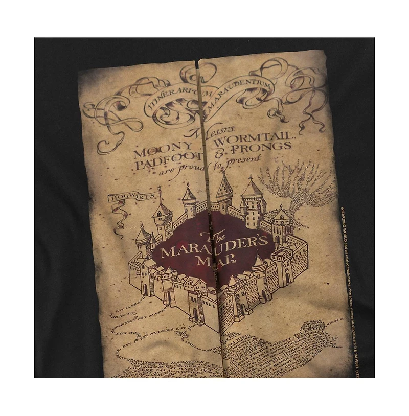 Harry Potter Big & Tall Marauders Map Short Sleeve Adult Tee / T-Shirt